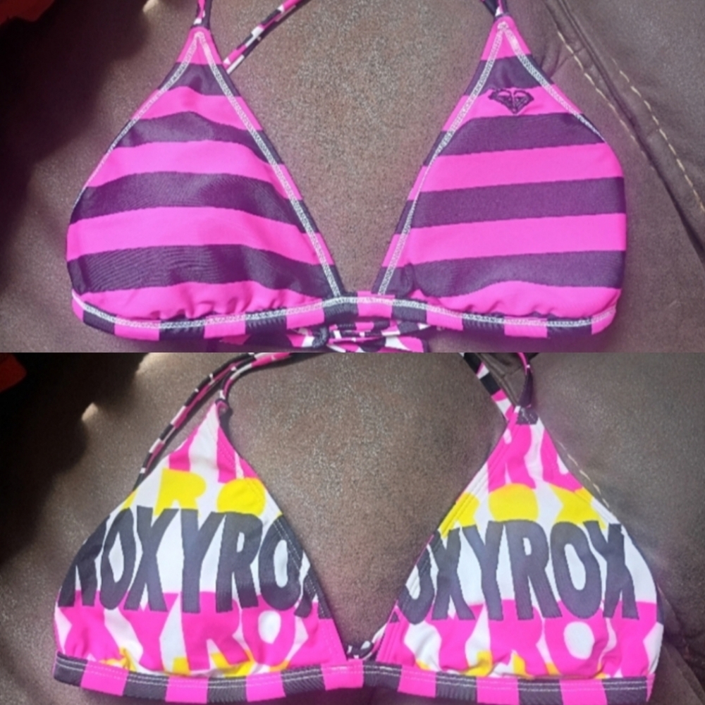 Reversible Roxy Bikini Swim Top - image 1